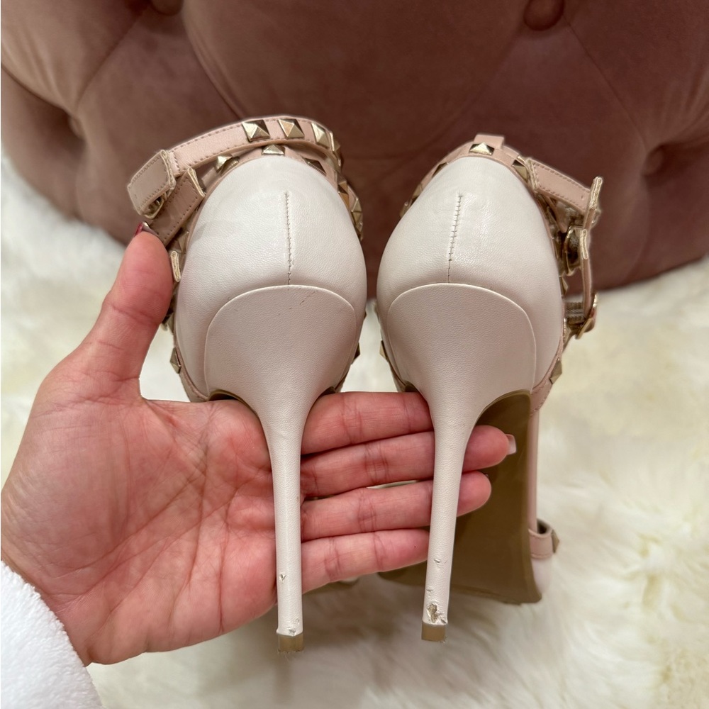 Beige Sexy Heels - Picture 3 of 5